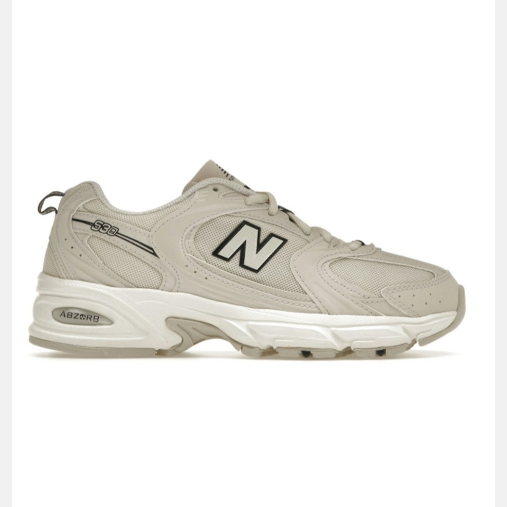 100% authentic USED New Balance 530 Ivory